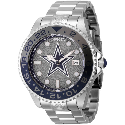 Invicta Men's Watch - NFL Dallas Cowboys Automatic Grey and Dark Blue Dial | 45023 ,