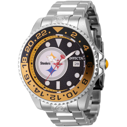 Invicta Men's Watch - NFL Pittsburgh Steelers Automatic Yellow and Black Dial | 45024 ,
