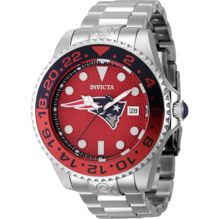 Invicta Men's Watch - NFL New England Patriots Automatic Silver Steel Bracelet | 45031 ,