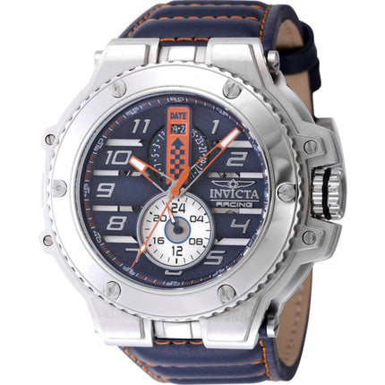 Invicta Men's Watch - Invicta Racing Downforce Quartz Blue Leather Strap | 47378 ,