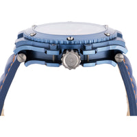 Invicta Men's Watch - Invicta Racing Downforce Dark Blue Case Leather Strap | 47382 ,