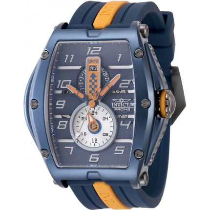 Invicta Men's Quartz Watch - Invicta Racing Orange and Blue Silicone Strap | 47388 ,