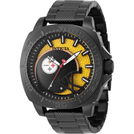 Invicta Men's Watch - NFL Pittsburgh Steelers Yellow and Black Dial Bracelet | 47868 ,