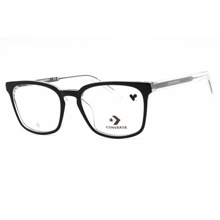 Converse Men's Eyeglasses - Black/Crystal Laminate Acetate Square Frame | CV5080 009 ,
