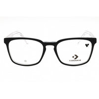 Converse Men's Eyeglasses - Black/Crystal Laminate Acetate Square Frame | CV5080 009 ,