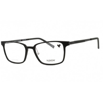 Flexon Men's Eyeglasses - Matte Black Square Shape Full Rim Frame | FLEXON EP8007 002 ,