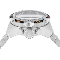 Invicta Men's Watch - Venom Chronograph Black Dial Silver Steel Bracelet | 47756 ,