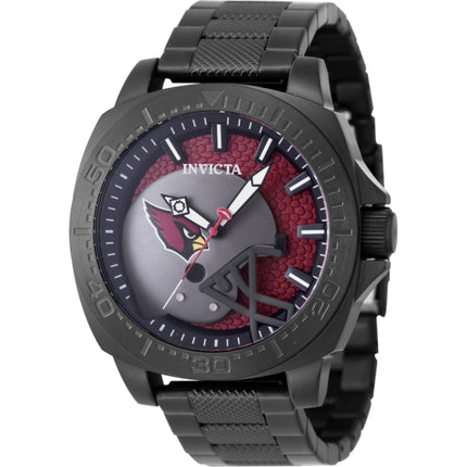 Invicta Men's Watch - NFL Arizona Cardinals quartz Black and Red Dial Bracelet | 47895 ,