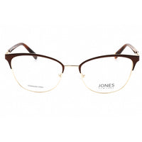 Jones New York Women's Eyeglasses - Brown Metal Cat Eye Full Rim Frame | J486 0BRO ,