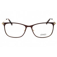 Jones New York Women's Eyeglasses - Brown Metal Cat Eye Full Rim Frame | J489 0BRO ,