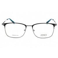 Jones New York Women's Eyeglasses - Blue Metal Square Shape Full Rim Frame | J495 0BLU ,