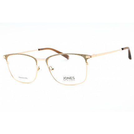 Jones New York Women's Eyeglasses - Gold Metal Square Shape Full Rim Frame | J495 0GOL ,