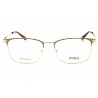 Jones New York Women's Eyeglasses - Gold Metal Square Shape Full Rim Frame | J495 0GOL ,