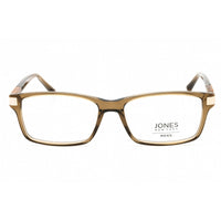 Jones New York Men's Eyeglasses - Brown Acetate Rectangular Full Rim Frame | J539 0BRO ,