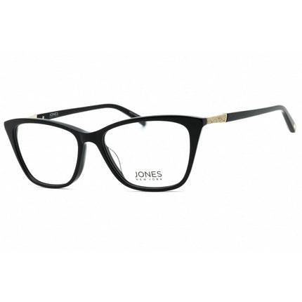 Jones New York Women's Eyeglasses - Black Acetate Cat Eye Full Rim Frame | J777 0BLA ,