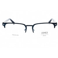 Jones New York Men's Eyeglasses - Navy Metal Rectangular Half Rim Frame | VJOM376 0NAV ,