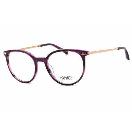 Jones New York Women's Eyeglasses - Purple Acetate Round Full Rim Frame | VJON784 0PUR ,