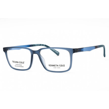 Kenneth Cole New York Men's Eyeglasses - Matte Blue Rectangular Frame | KC0341 091 ,