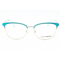 Lucky Brand Women's Eyeglasses - Teal Metal Cat Eye Shape Full Rim Frame | D115 0TEA ,