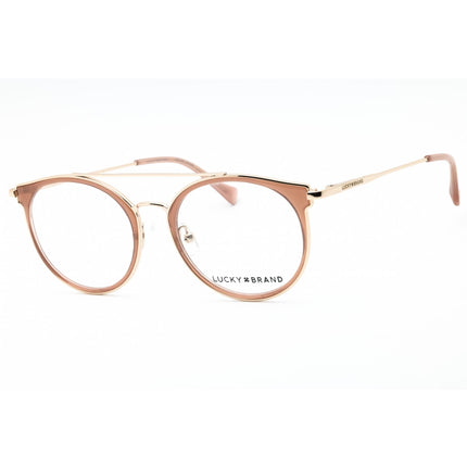 Lucky Brand Women's Eyeglasses - Beige Metal Round Shape Full Rim Frame | D117 0BEI ,