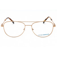 Lucky Brand Unisex Eyeglasses - Matte Gold Metal Aviator Full Rim Frame | D313 0MGO ,
