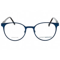 Lucky Brand Men's Eyeglasses - Navy Metal Round Full Rim Frame Clear Lens | D314 0NAV ,