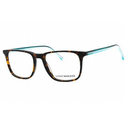 Lucky Brand Men's Eyeglasses - Tortoise Acetate Square Full Rim Frame | D418 0TOR ,