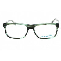 Lucky Brand Men's Eyeglasses - Green Acetate Rectangular Full Rim Frame | VLBD419 0GRE ,