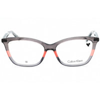 Calvin Klein Women's Eyeglasses - Striped Grey/Coral Cat Eye Frame | CK23545 029 ,