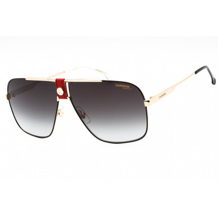 Carrera Men's Sunglasses - Gold Red Navigator Frame Dark Grey Lens | 1018/S Y11/9O ,