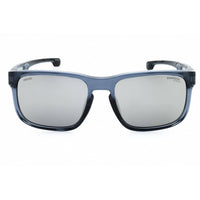Carrera Men's Sunglasses - Grey Black Plastic Frame Silver Lens | CARDUC 001/S 0R6S T4 ,
