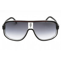 Carrera Men's Sunglasses - Black Red Frame Dark Grey Sf Lens | CARRERA 1058/S 0OIT 9O ,