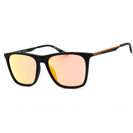 Converse Men's Sunglasses - Matte Black Square Frame Orange Lens | CV800S ELEVATE 002 ,