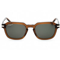 Salvatore Ferragamo Men's Sunglasses - Transparent Brown Square Frame | SF1089S 278 ,