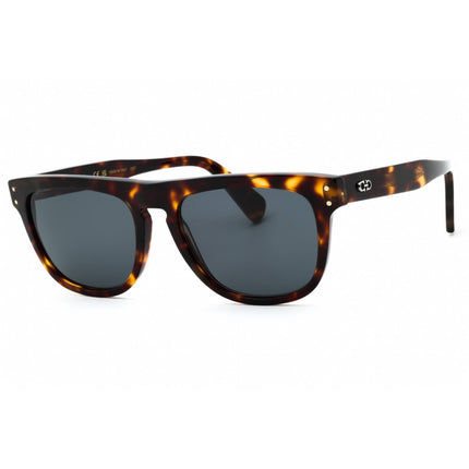 Salvatore Ferragamo Men's Sunglasses - Tortoise Frame Dark Grey Lens | SF1111S 242 ,