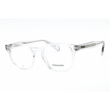 Salvatore Ferragamo Men's Eyeglasses - Light Crystal Grey Acetate Frame | SF2925 050 ,