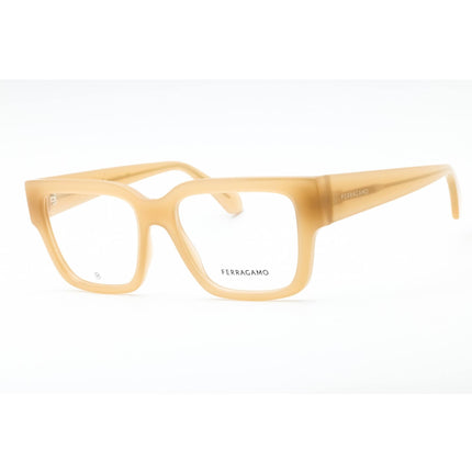 Salvatore Ferragamo Women's Eyeglasses - Opaline Honey Square Frame | SF2975 708 ,