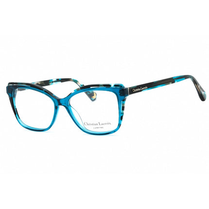 Christian Lacroix Women's Eyeglasses - Blue Plastic Cat Eye Shape Frame | CL1084 618 ,