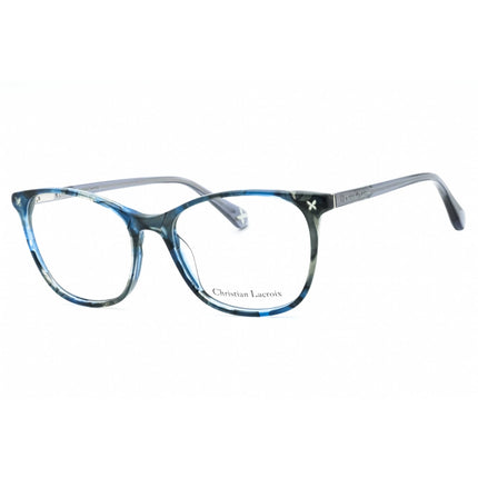Christian Lacroix Women's Eyeglasses - Blue Plastic Cat Eye Shape Frame | CL1131 647 ,