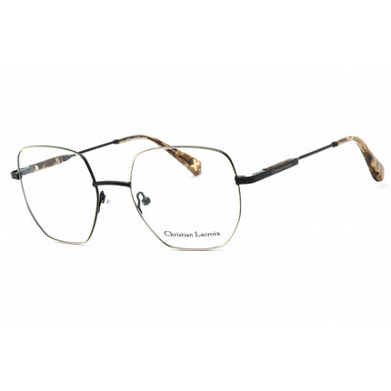 Christian Lacroix Women's Eyeglasses - Gold/Jet Metal Geometric Frame | CL3077 401 ,