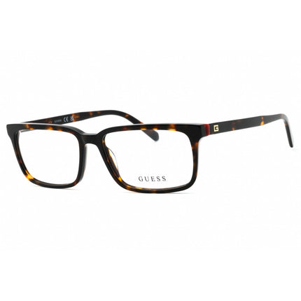Guess Men's Eyeglasses - Dark Havana Acetate Square Shape Full Rim Frame | GU50068 052 ,