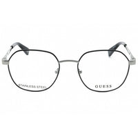 Guess Unisex Eyeglasses - Black/Other Metal Geometric Full Rim Frame | GU5222 005 ,