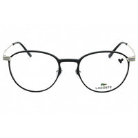 Lacoste Men's Eyeglasses - Matte Black Metal Round Shape Full Rim Frame | L2284E 002 ,