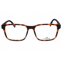Lacoste Men's Eyeglasses - Havana Injected Propionate Square Shape Frame | L2895 230 ,
