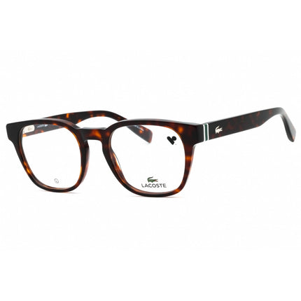 Lacoste Men's Eyeglasses - Dark Havana Acetate Square Shape Full Rim Frame | L2938 230 ,