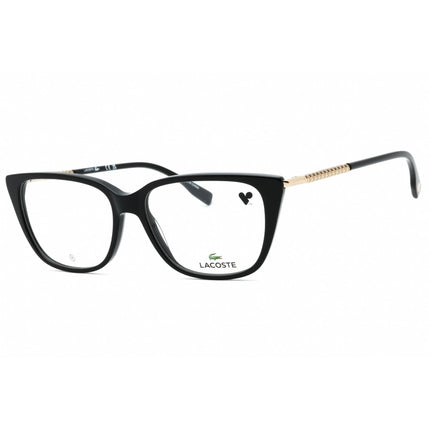 Lacoste Women's Eyeglasses - Black Acetate Cat Eye Shape Full Rim Frame | L2939 001 ,