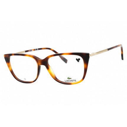 Lacoste Women's Eyeglasses - Havana Acetate Square Shape Full Rim Frame | L2939 214 ,