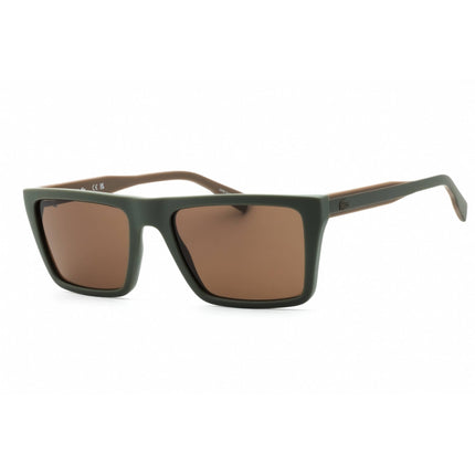 Lacoste Men's Sunglasses - Matte Khaki Injected Propionate Square Frame | L6009S 275 ,