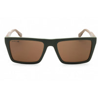 Lacoste Men's Sunglasses - Matte Khaki Injected Propionate Square Frame | L6009S 275 ,