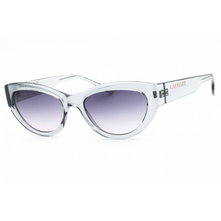 Lacoste Women's Sunglasses - Transparent Grey Cat Eye Full Rim Frame | L6013S 035 ,
